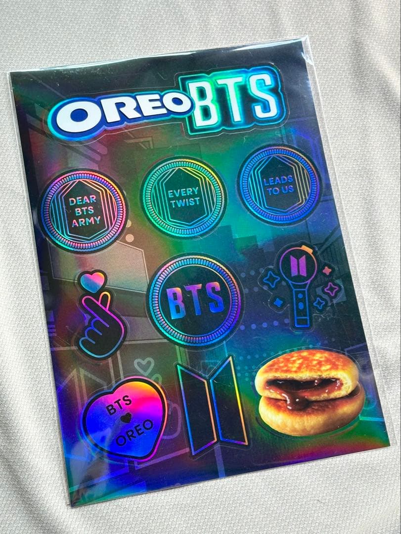 [USED] OREO BTS CollaborationSticker blue
