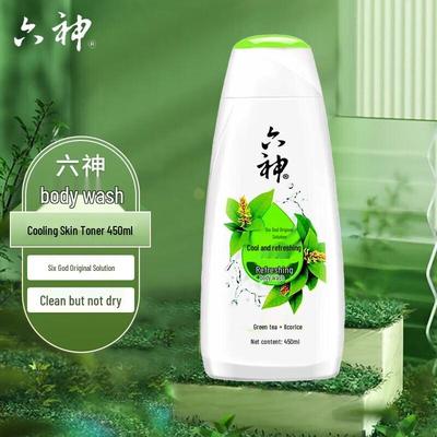 Liu Shen Cooling Refreshing Shower Gel (Green Tea & Licorice, 3x450ml)