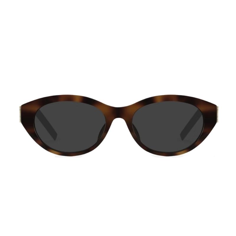 Saint Laurent Classic Logo Irregular Frame Sunglasses Unisex Sunglasses Tortoise M148/F003
