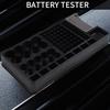 BHBL Battery Storage Organizer Holder with Tester - Battery Rack Case Box Holders Including Battery Checker For AAA AA C D 9V An