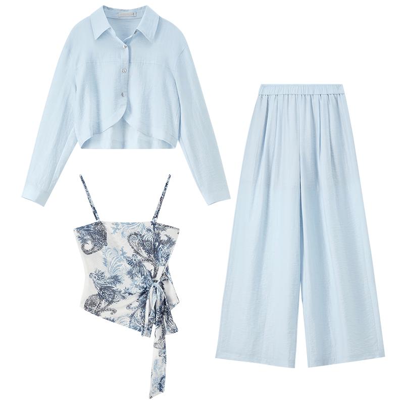 Women's Linen Lyocell 3-Piece Spring Outing Set