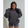 Sudadera Oversize Estilo Europeo Otoño/Invierno con Estampado de Letras