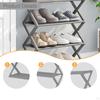 Shoe Rack Organizer 4 Layer 16.5x7.3x19.5inch Easily Install Ventilated Shelf