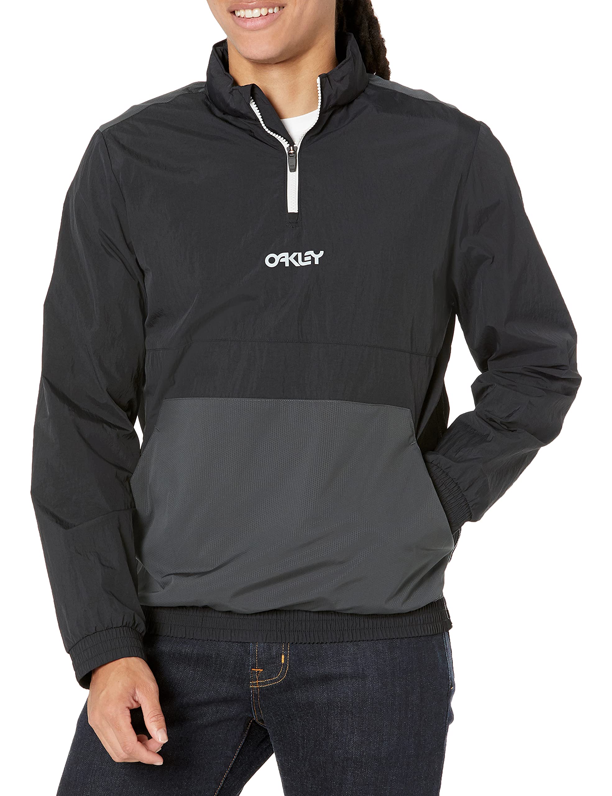 

Jacket RETRO LITE PACKABLE ANORAK BLACKOUT M size [Oakley] Men s (Japanese L)