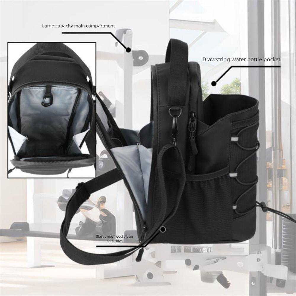 Adjustable Water Bottle Sling Bag Magnetic Crossbody Sports Bag Gym Bottle Bag Travel