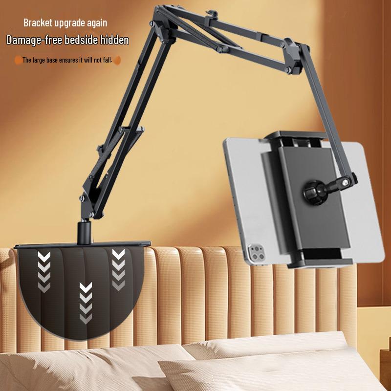 Universal Phone & Tablet Holder with Bluetooth for Bedside Streaming & Selfies