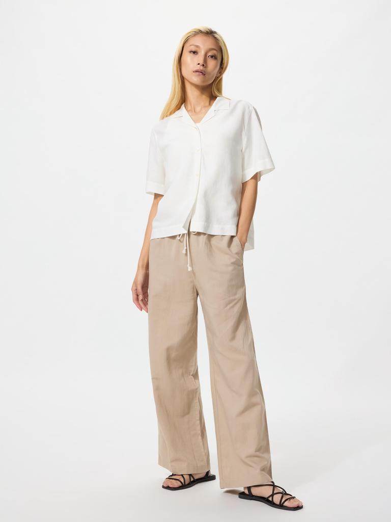 Uniqlo Linen Blend Easy Pants