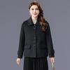 Double-Sided Camel Wool Mid-Length Slim Coat for Women - Autumn/Winter 2025 Collection