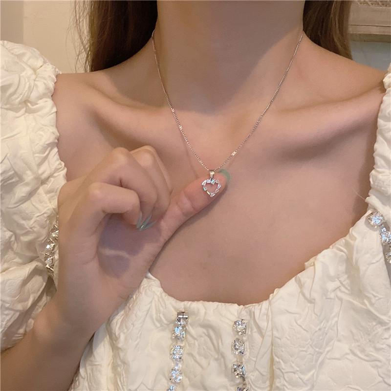 Luxuriöse Zirkon Schlüsselbeinkette - Japanisches & Koreanisches Design