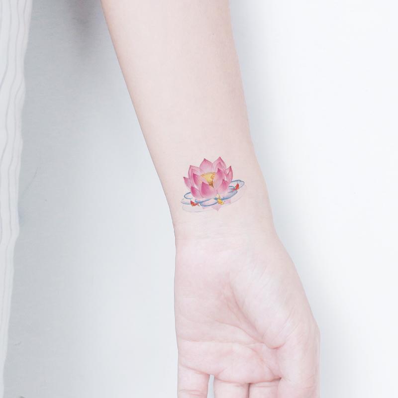 20/2 Sets wasserdichte, aber entfernbare temporäre Tattoos süße Haustier Tiere Blumen