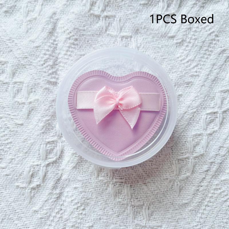 

1/2/5 шт. Губка для макияжа в форме сердца Пуховка Сухое и влажное двойное использование Пуховка-конфета Пуховка Многоразовая Губка для макияжа для жидкой основы и пудры 1PCS Boxed