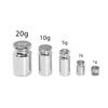 1/5pcs  1g 2g 5g 10g 20g 50g 100g Grams Accurate Calibration Set Chrome Plating Scale Weights Set For Home Tool