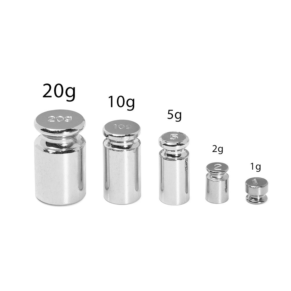 1/5pcs 1g 2g 5g 10g 20g 50g 100g Grams Accurate Calibration Set Chrome Plating Scale Weights Set For Home Tool