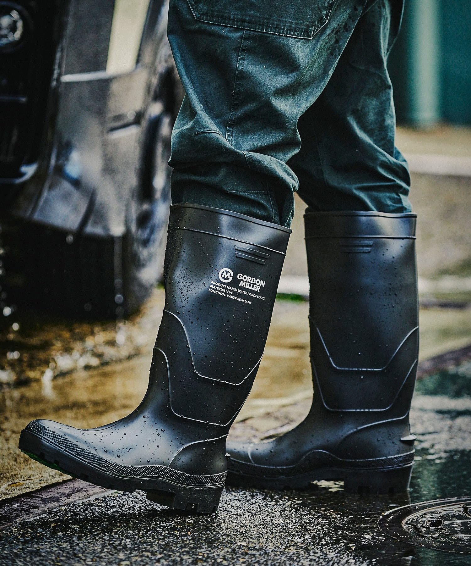 

Gordon Miller Waterproof Car Wash Boots, Size M, Dark Gray, 1663920