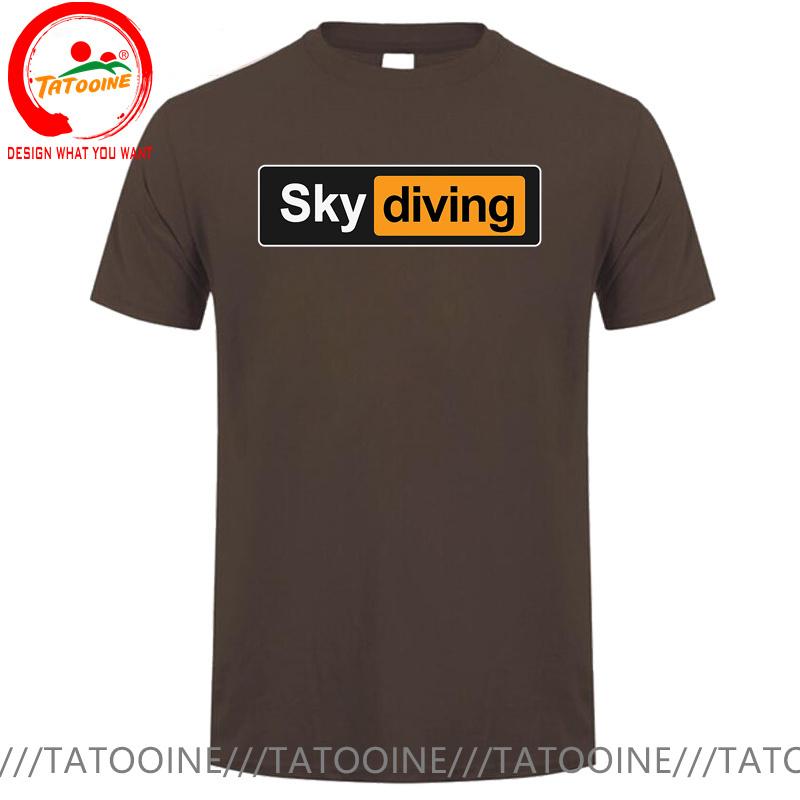 Funny Sky Diving Tshirt Skydiving T Shirt Unisex Sky Diver Diving Tee Shirt Oversized S6xl Tshirt Risky Extreme Sports Clothing