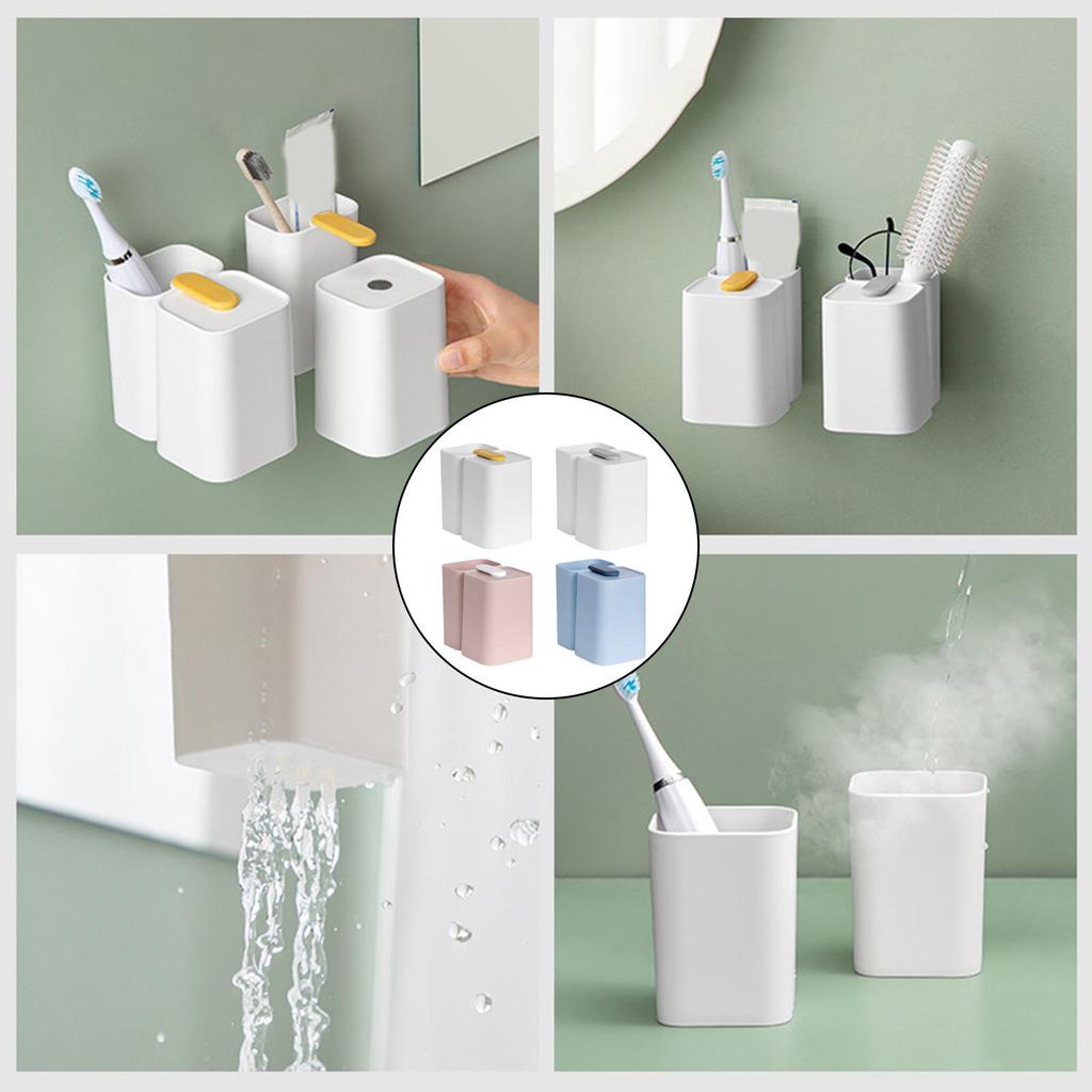 Toothpaste Adsorption Storage Makeup Mouthwash Cup for Toilet Home