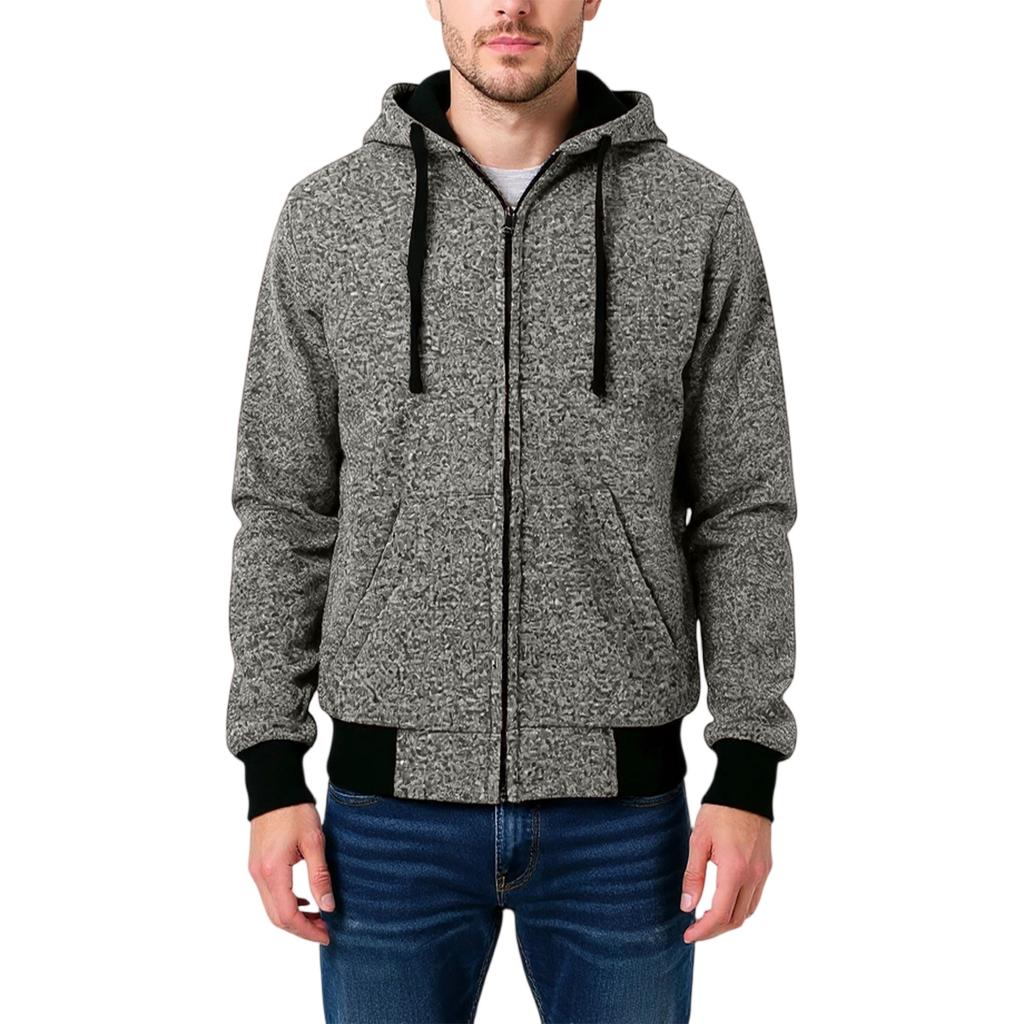 Men's  Leisure  Long Sleeves  Zipper  Hooded Hood  Hoodie  Coat  Hooded Hood