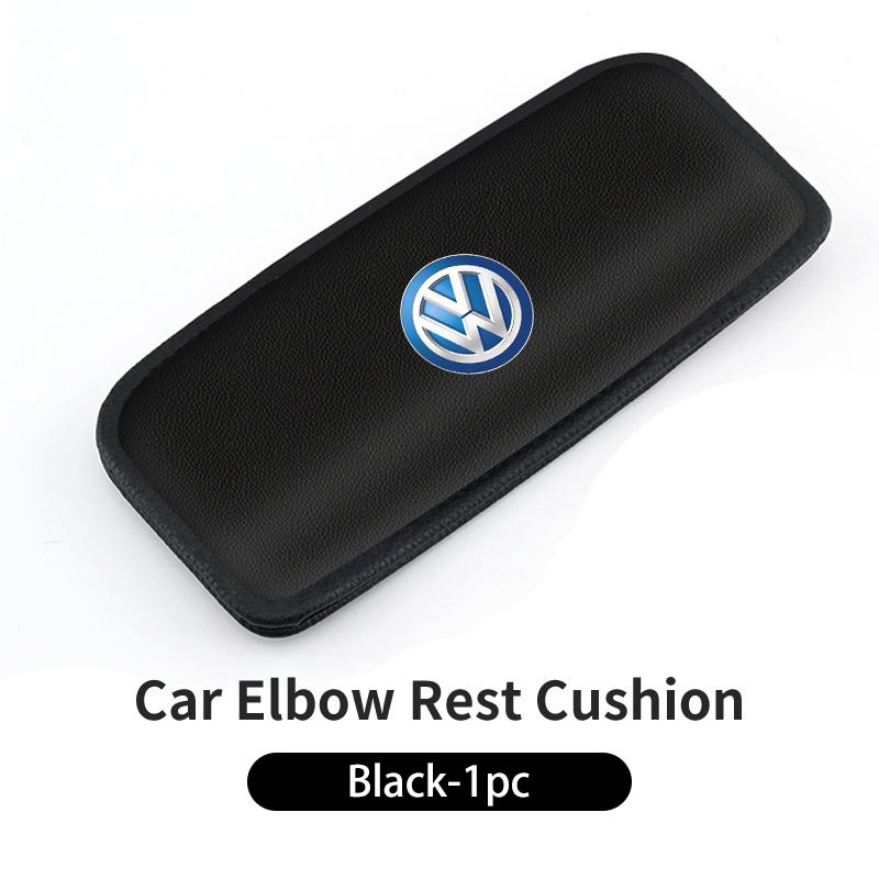 Car Knee Cushion Soft Leather Car Door Elbow Rest Cushion For VW Scirocco Jetta Beetle Golf Passat GTI Tiguan Sharan Touran Zi9 Zi9