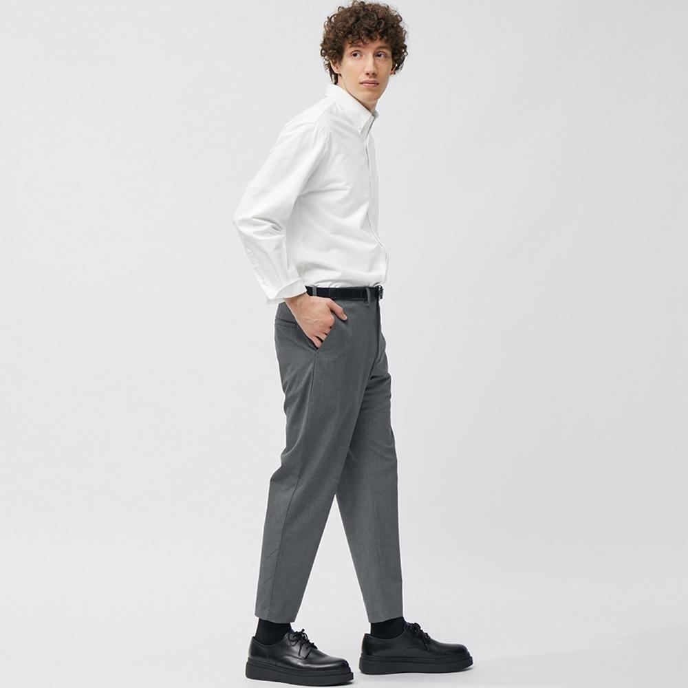Buy GU by Uniqlo Stretch Easy Ankle Pants Standard Length 67.0 To 71.0 Cm  at affordable prices — free shipping, real reviews with photos — Joom