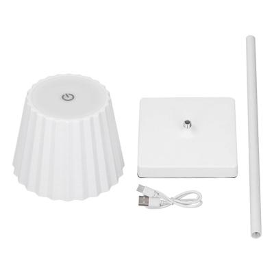 Cordless Table Lamp Battery Operated Rechargeable Touch Stepless Dimming LED Night Light for