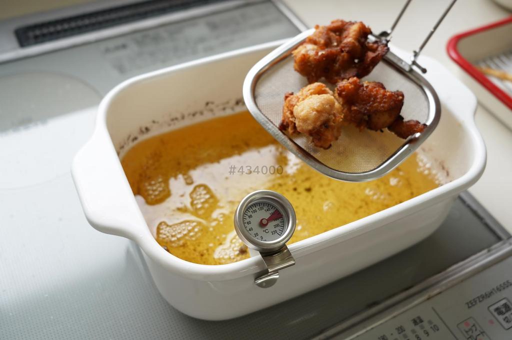 Fuji enamel square deep fryer wide fryer drainboard (with net, thermometer, net) TP-22KN.W