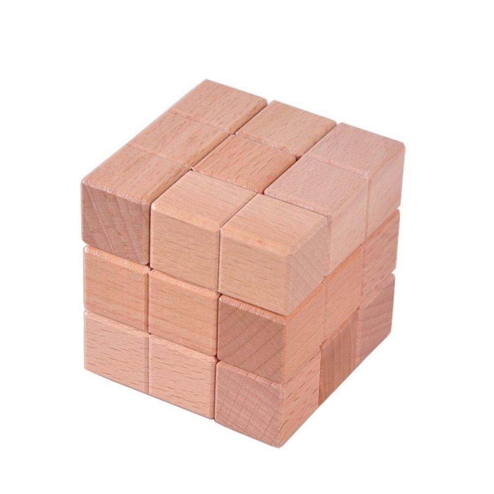 

Soma Cube Toys Colorful Educational Toy Intelligence Development Toy Montessori Puzzle Games Brain Challenge Game for Children цвет старого дерева