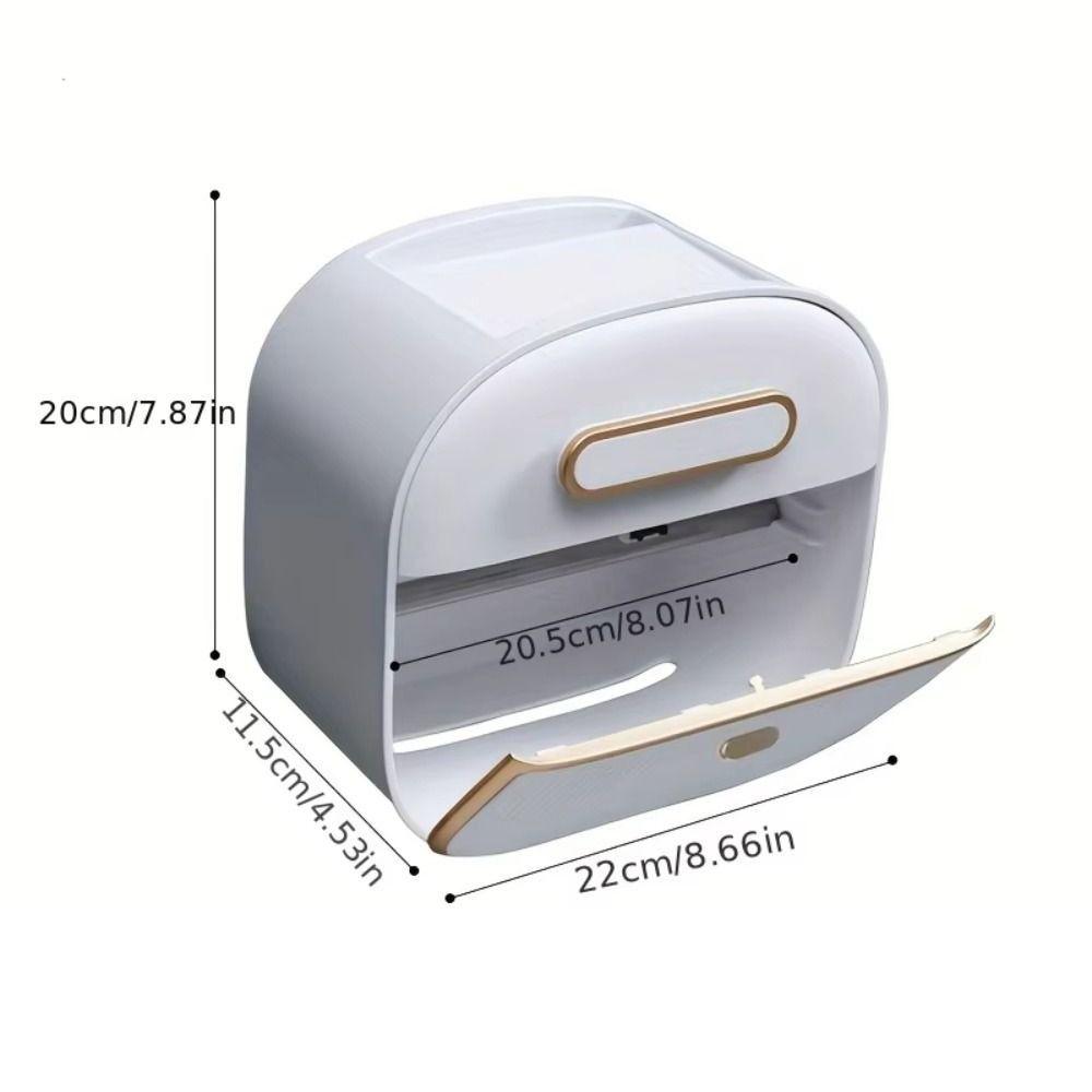Convenient Installation Paper Towel Holder Waterproof Hanging Tissue Storage Rack  Hotel