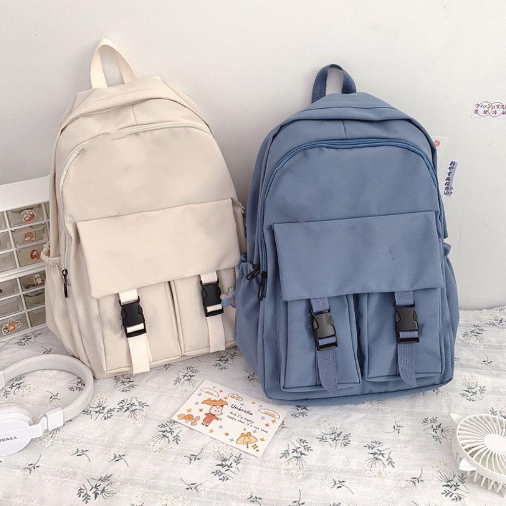 Nylon Harajuku Backpacks Korean Style Shoulder Bag Fashion Canvas School Bag Women