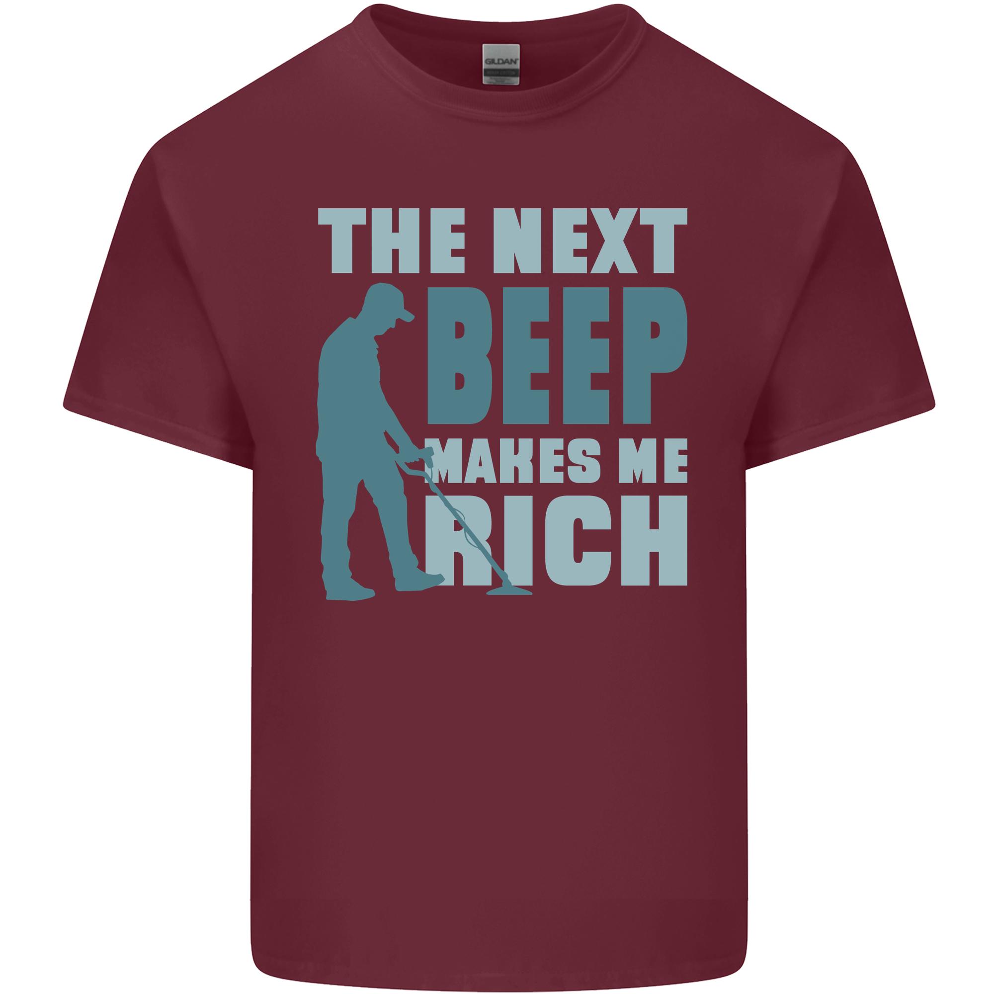 Metal Detecting The Next Beep Funny Unisexs Light Cotton Tshirt S