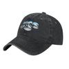 Chrome  Yes Band  Baseball Caps Casual Distressed Denim Washed 80s Rock Tour Snapback Hat Unisex Travel Adjustable Fit Caps Hat