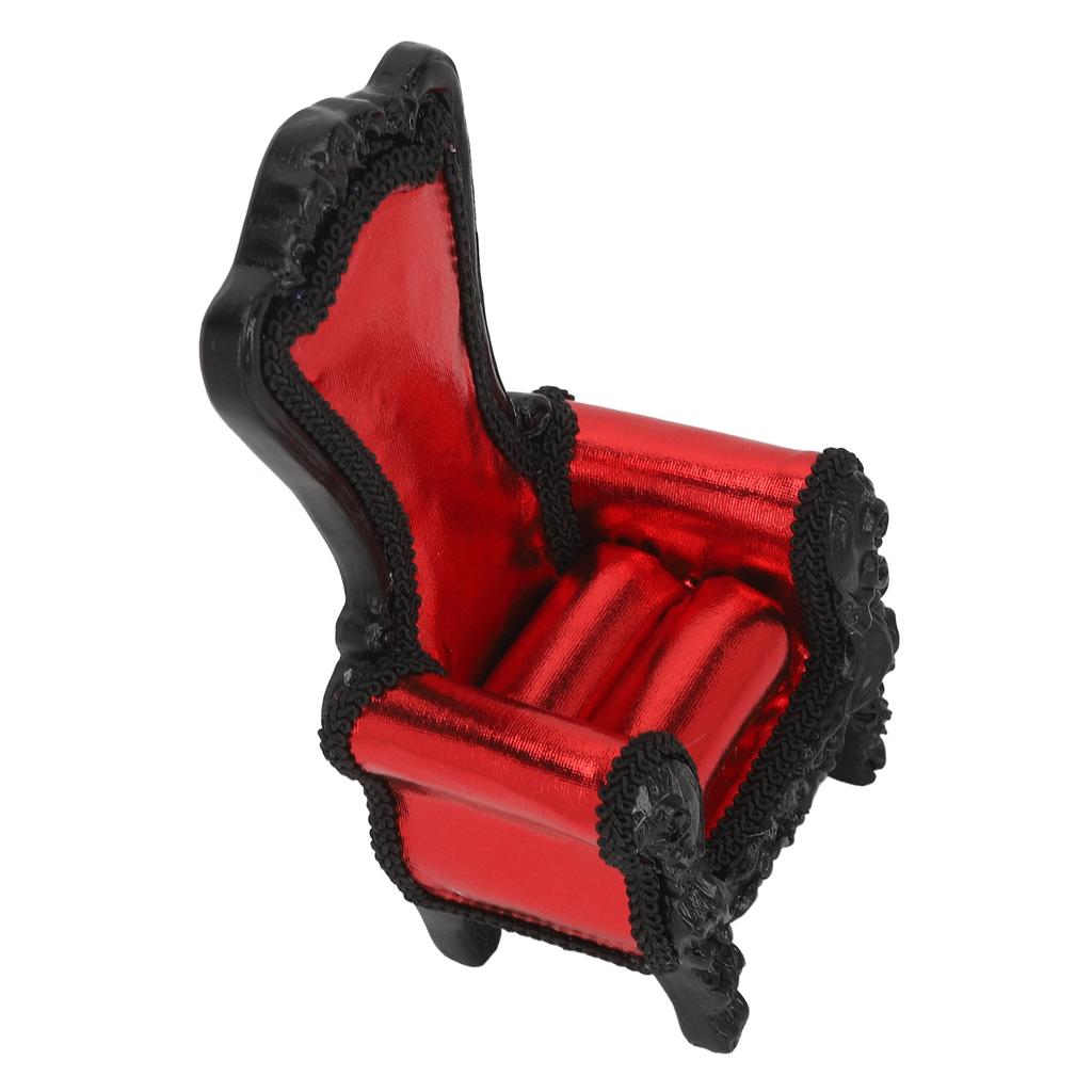 Sofa-förmiger Schmuckständer für Fingerringe, Ohrringe, Auslage für Schaufensterdekoration, Rot