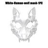 Prom Dance Half Face Masks Skeleton Bone Animals Halloween Party Cosplay Spooky Costume Masks Props Accessory Essential