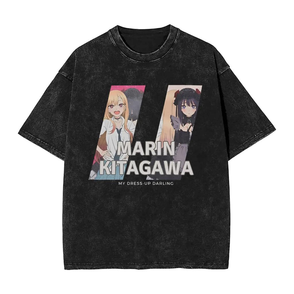 My Dressing Master Makoto Kitagawa Shizuku Kuroe Anime Manga TShirt Street Style Unisex Cotton Top Women And Men Tshirts
