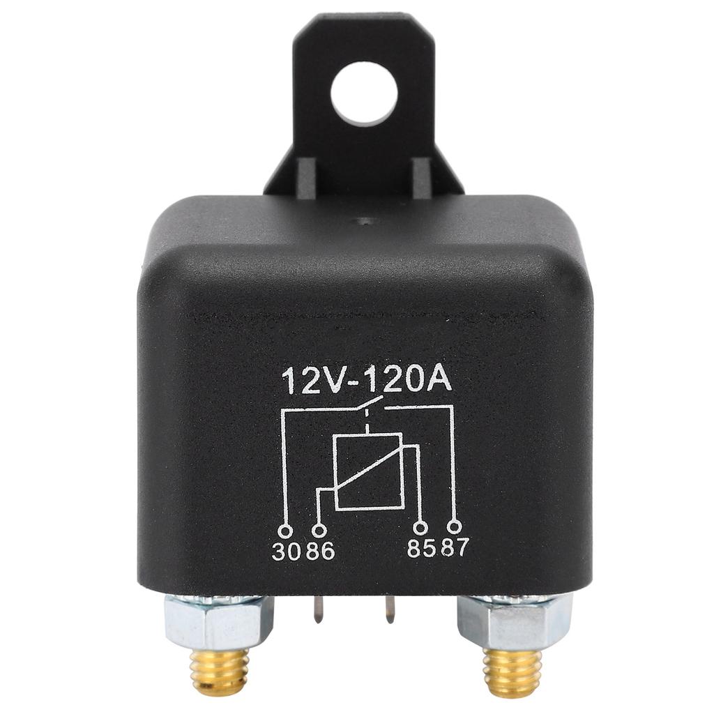 Start Relay 4?Pin Normally Open Lightweight Replacement Part for Car 12VDC 120A
