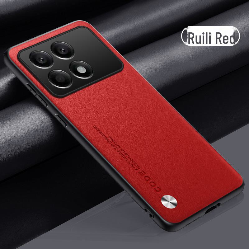 

Кожаный чехол с полным покрытием для Redmi K70 Pro Extreme Edition, защитный чехол для K60/K50/K40 — конструкция, защищающая от падений. Redmi K70 Supreme Edition