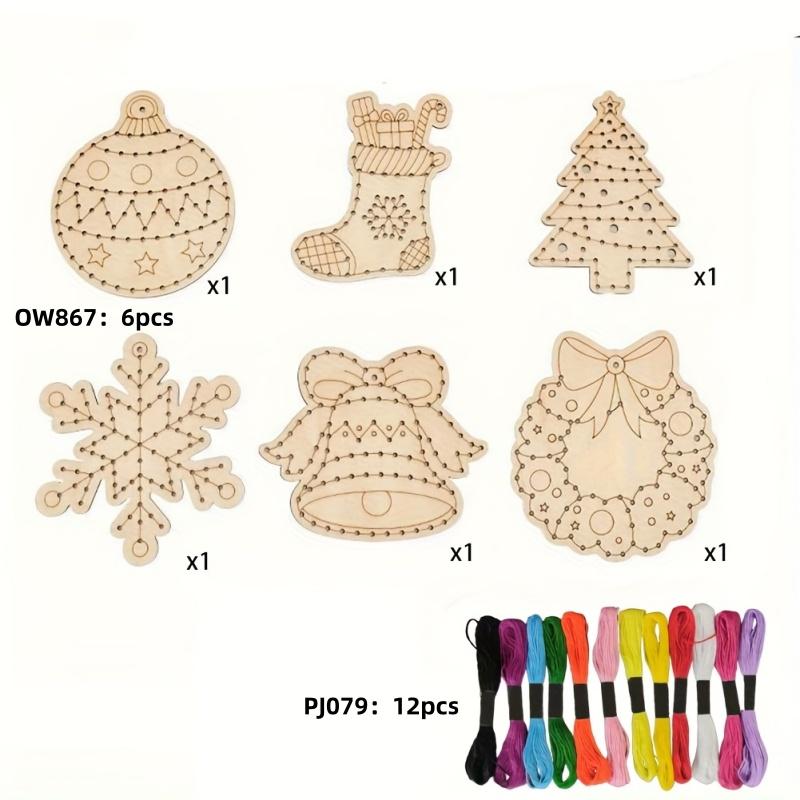 Christmas ornament Wood Unicorn Crafts Unfinished Wood Unicorn Cutouts Wooden Unicorn Hanging Ornaments DIY Craft Gift Tags