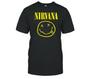 26 NIRVANA T-Shirt Smiley Face Logo OFFICIALLY LICENSED New Authentic Unisex T-Shirt
