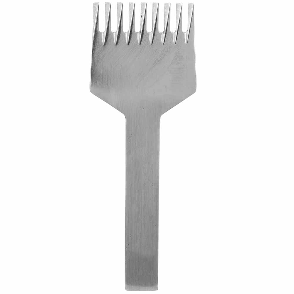 3pcs European Style 2+5+9 Prongs Leather Punch Tool DIY Leathercraft Pricking Chisel (3mm)
