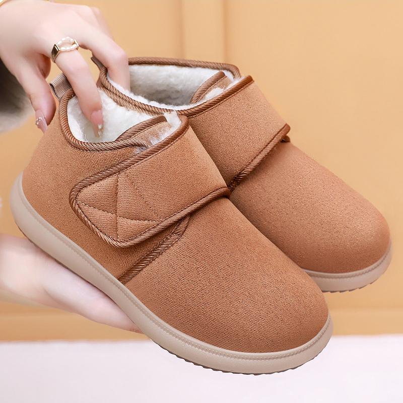 Baumwollschuhe Damen Neuer Stil Plus Samt Verdickte Schneestiefel Lässig Allround-Mode Damen Baumwollstiefel Baumwollschuhe