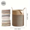 Cotton Rope Laundry Basket - Large Capacity Woven Storage for Clothes, Toys, and Sundries