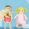 Children Cognitive Human Organ Body Structure Puzzle Plush Early Toys Education