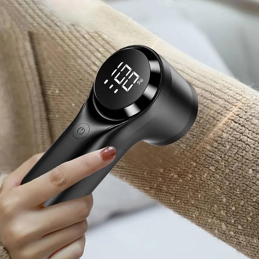 ortable Electric Hair Remover, USB Charge, Digital Display, Trimmer for Clothes & Bedding, Home & Travel