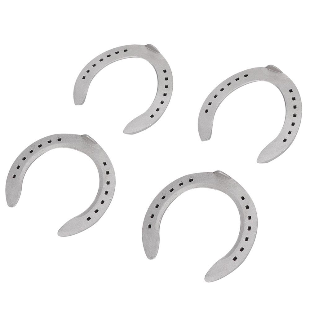 4Pcs Set Durable Horse Riding Equipment Sturdy Horseshoe Kit Hard Ground Walking