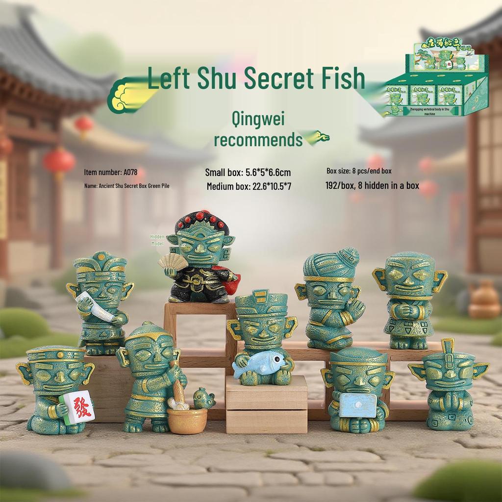 Guochao Hanfu Mädchen Figur: Frühlingsbrise Blind Box Sammlerstück – verträumte Dekoration & Geschenk