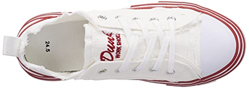 GD Japan Work Shoes: These Distressed Shoes Offer Excellent Grip, Flexibility, and a Stylish Design. DN-710 (Black/White) White, Size 27.0 Cm, 3E.