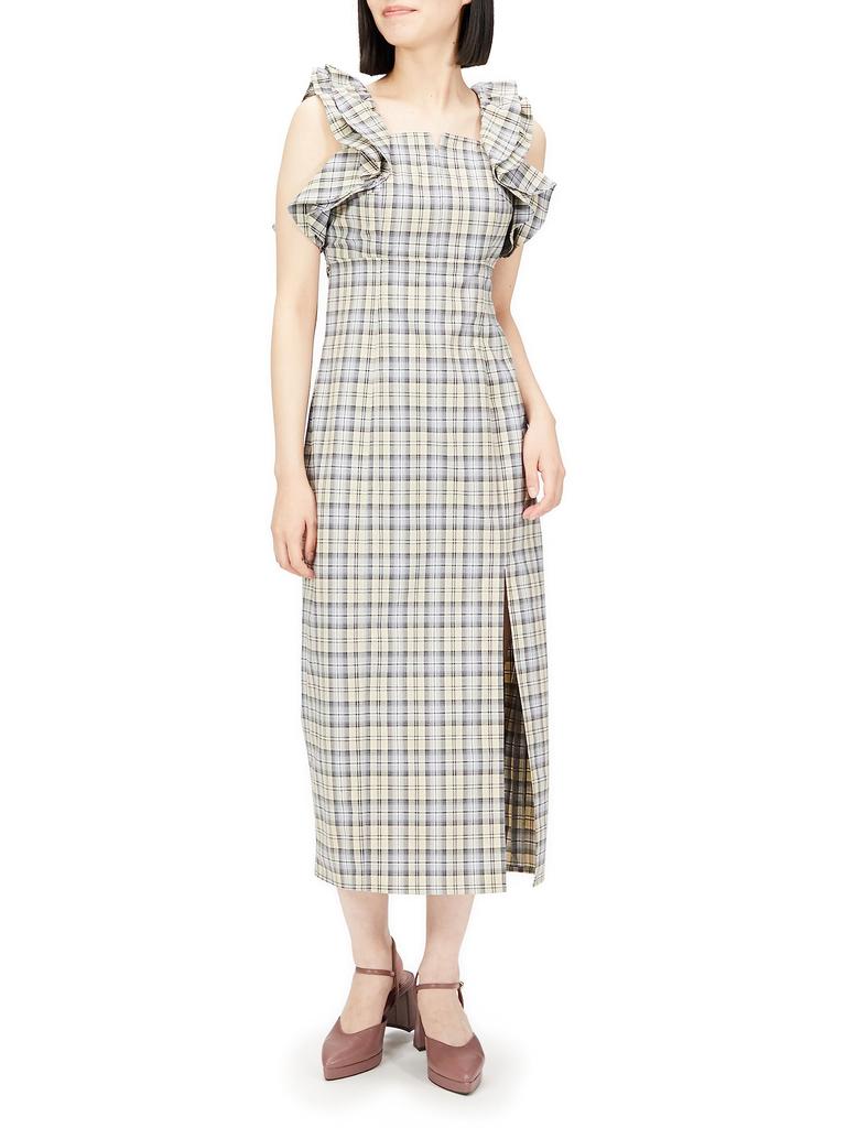 Snidel Tight Dress Check Women's I-Line SWFO234030,