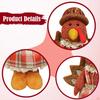 Thanksgiving Truthahn Puppe Teleskopisches Tier Herbst Lieblich Sammlerstück Dekoration Ornament für