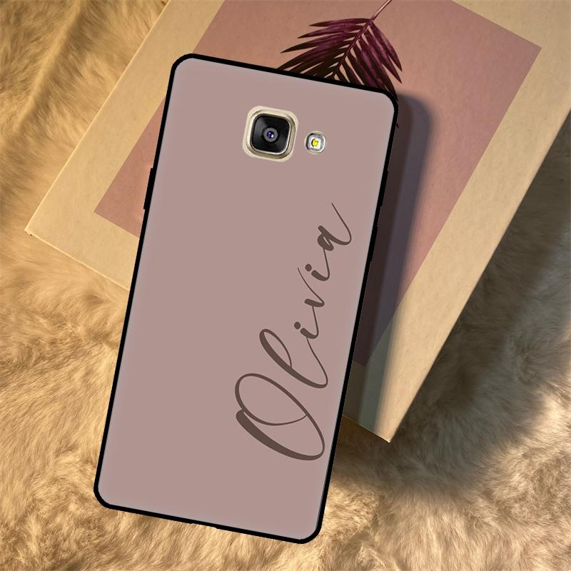 

Персонализированный чехол с инициалами имени для Samsung Galaxy A3 A5 2016 J3 J5 J7 2017 J2 J6 J4 Plus J8 A6 A7 A8 A9 2018 Fundas A3 2017 - A320