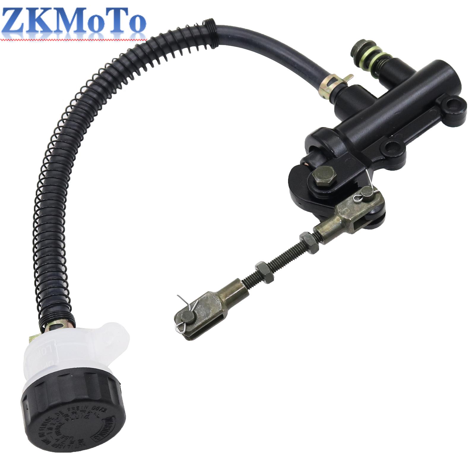 Motorcycle Rear Brake Pump Master Cylinder Universal Hydraulic Pump With Reservoir For ATV Kawasaki Ninja ZX6 ZX7 ZX6R чёрный