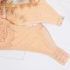 Ultra Thin Push-Up Bra for Women 36-46 Plus Size Underwire Lace Bralette Big Cup Solid Color